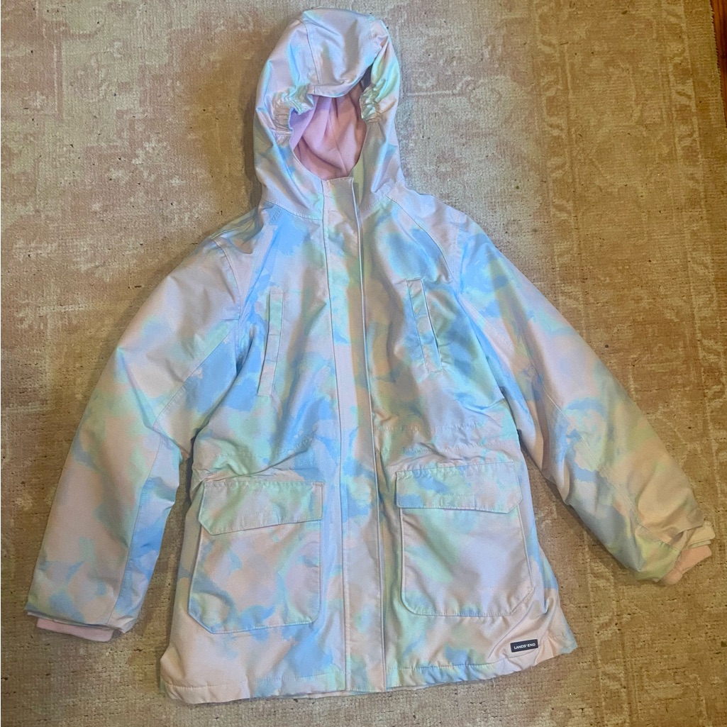 Lands End Girls Plus Squall Waterproof Winter Parka